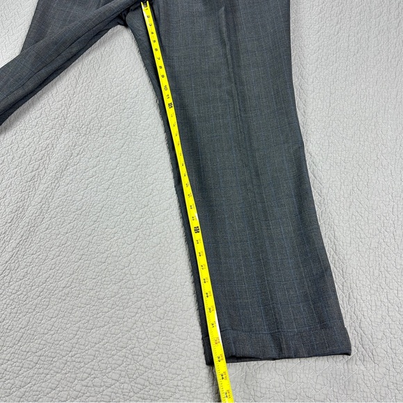 Men's Italian Gray Suit 52L Classic Style 2-Button 2-Piece LUBIAM Wool Suit - Picture 13 of 16